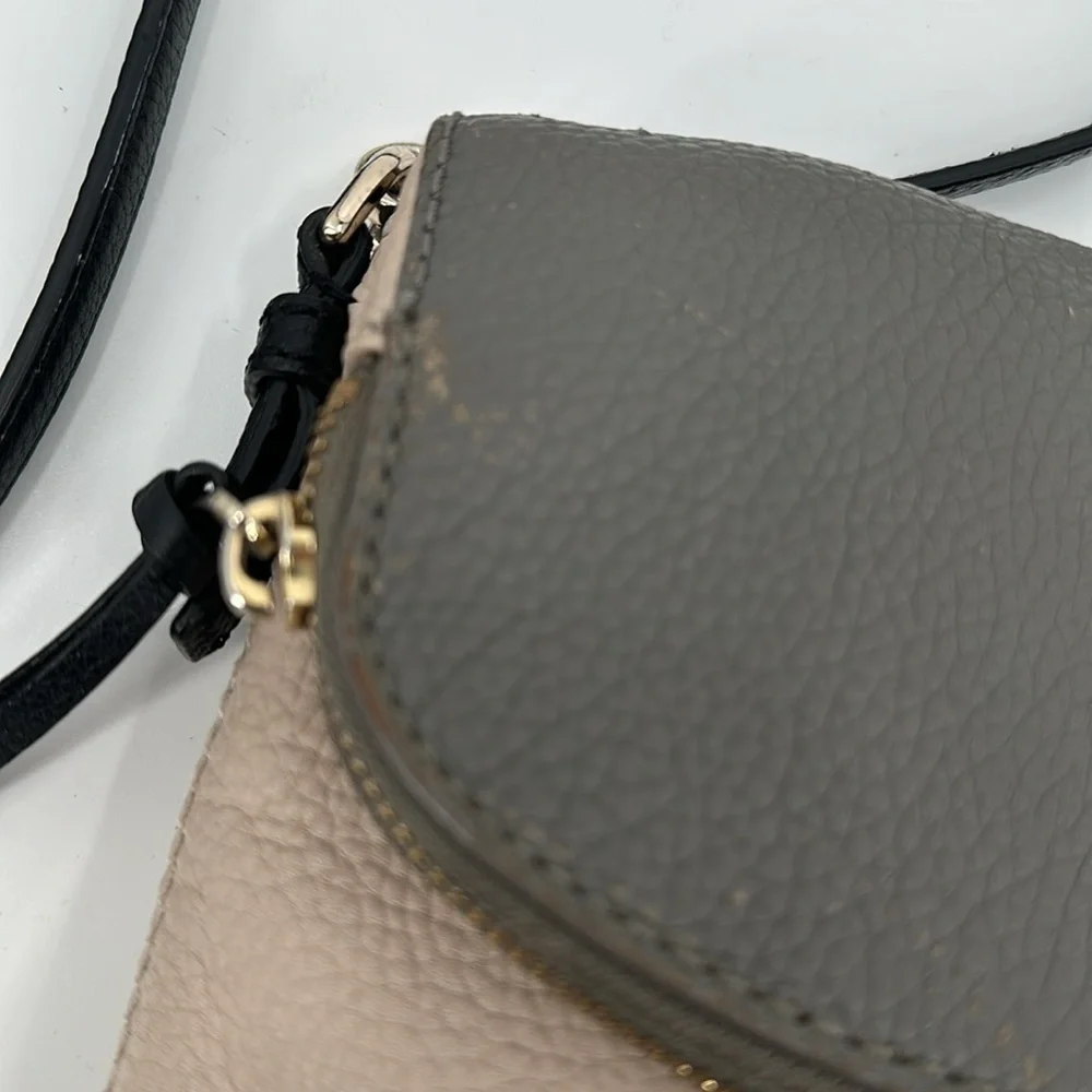 Kate Spade Two Tone Leather Crossbody Purse